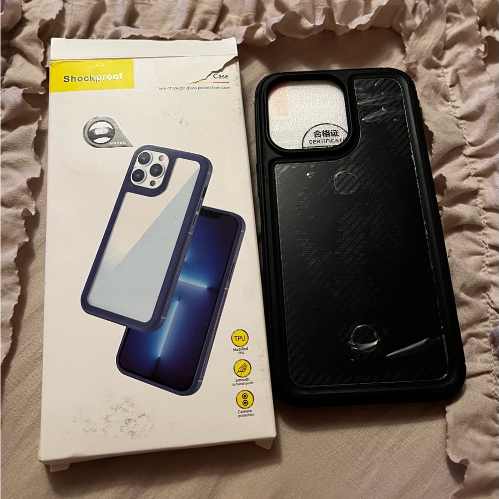 Source Unknown NWT Black Shockproof Phone Case 15 pro max